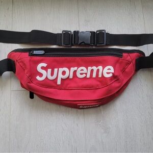 Supreme Bold Red Belt Bag